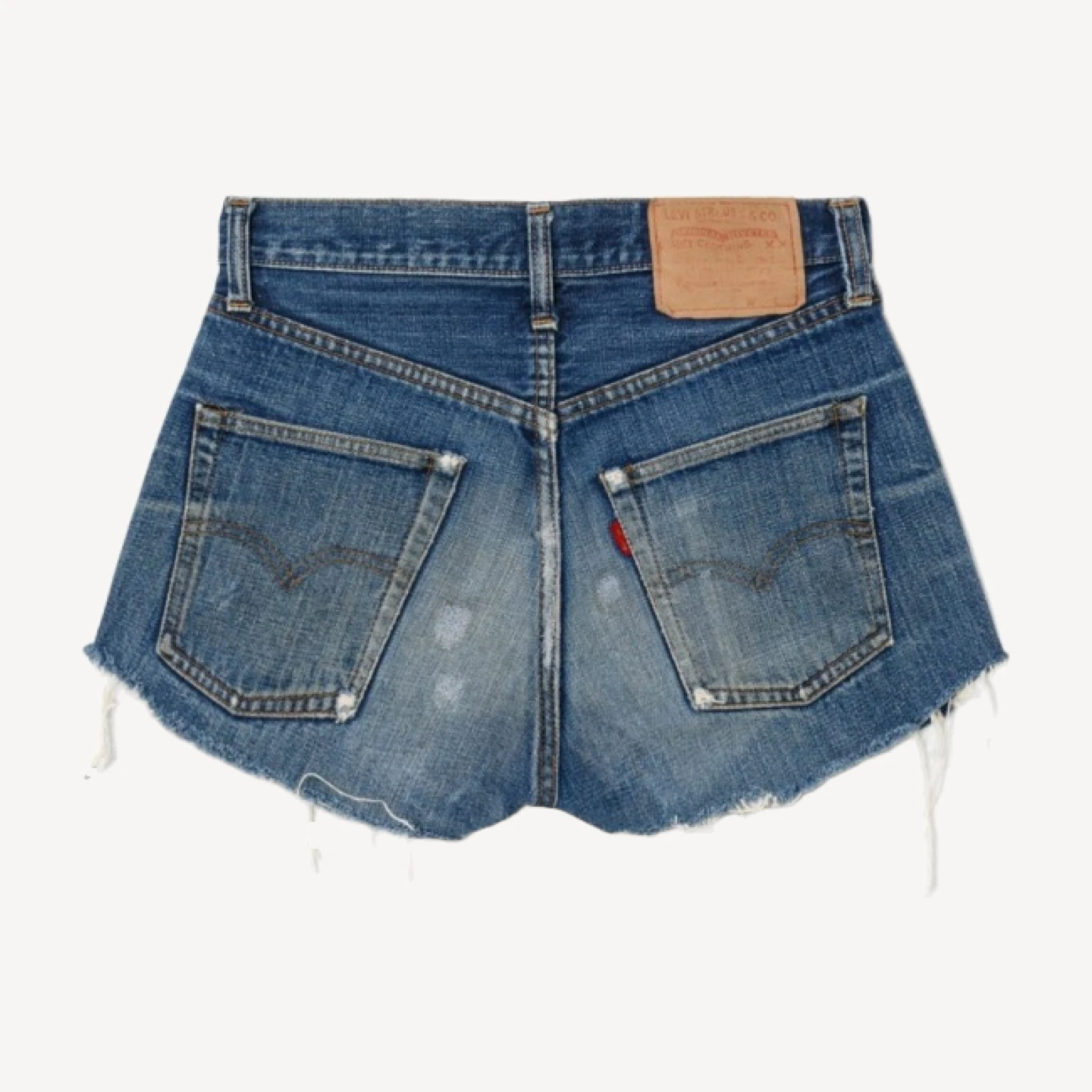 60s Selvedge Big E Single Stitch Cut Off 501 Shorts -#1