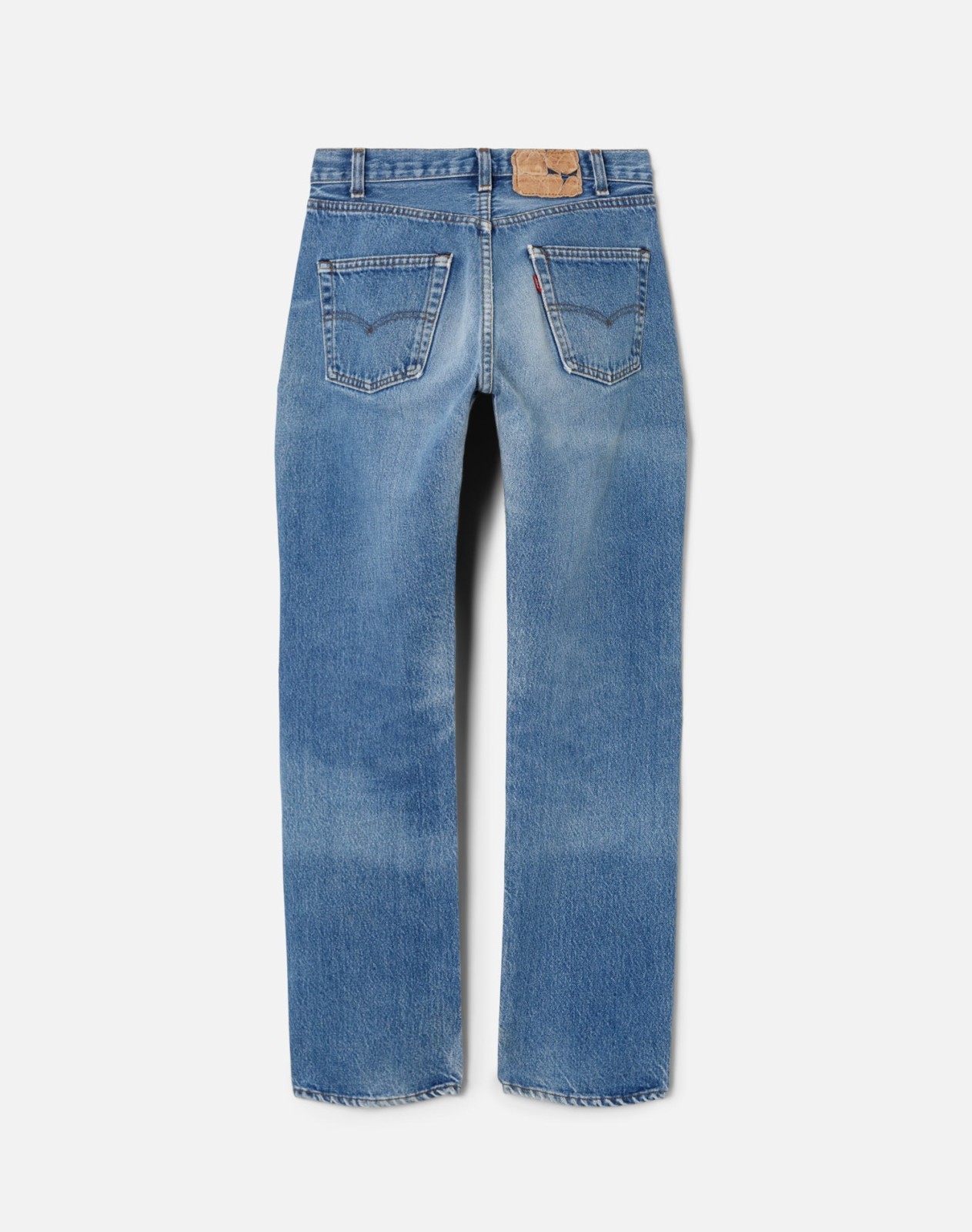80s Black Bar Tack Levi's 501s -#24