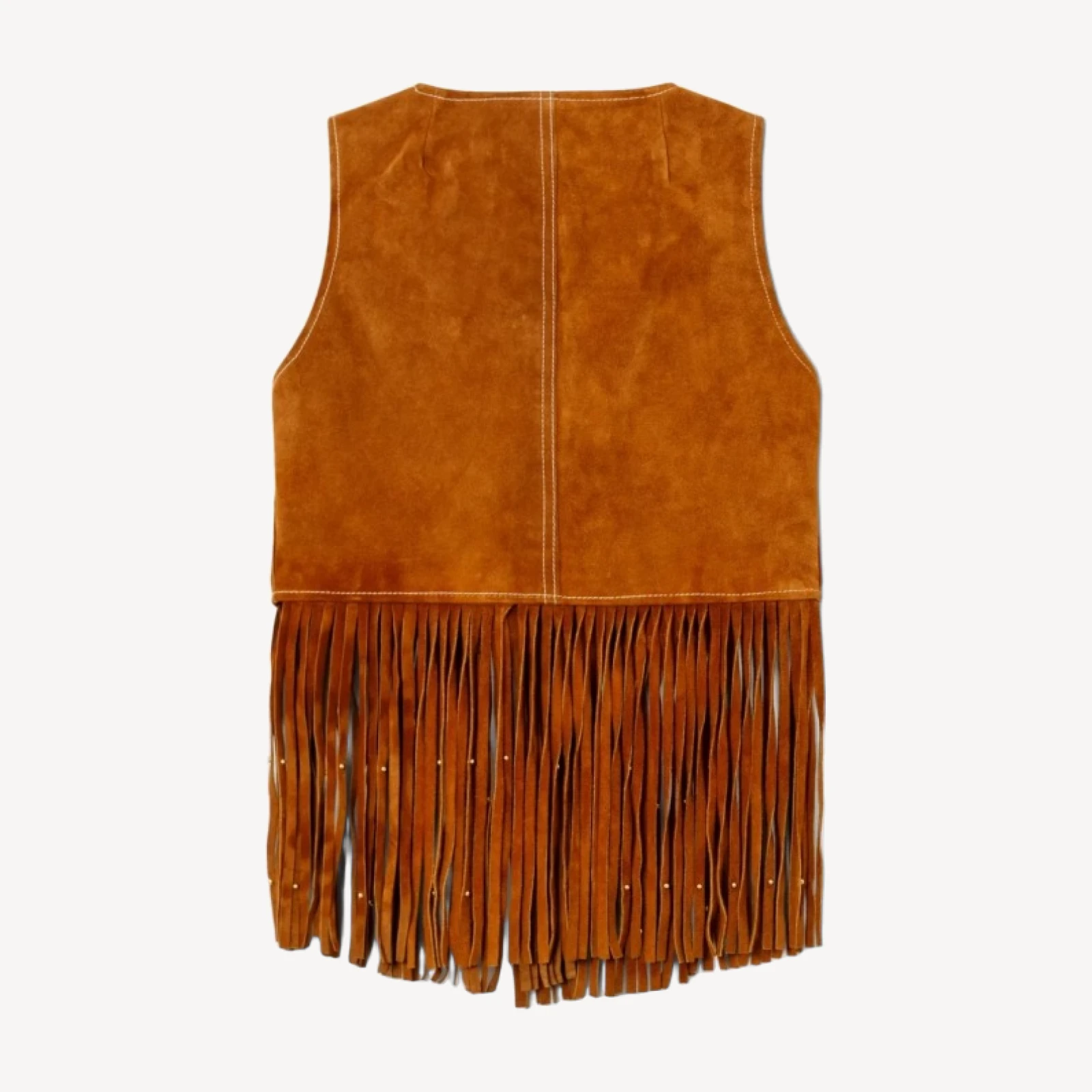 RE/DONE Vintage | 70s Suede Fringe Vest- #25 | Vintage Tops