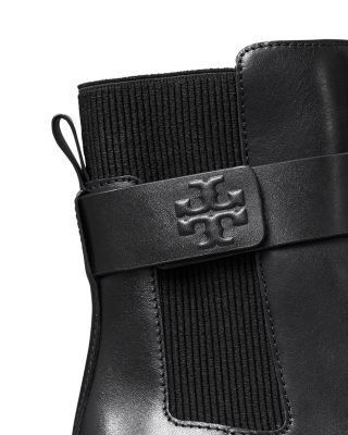 Tory Burch Women's Double T Buckled Chelsea Boots