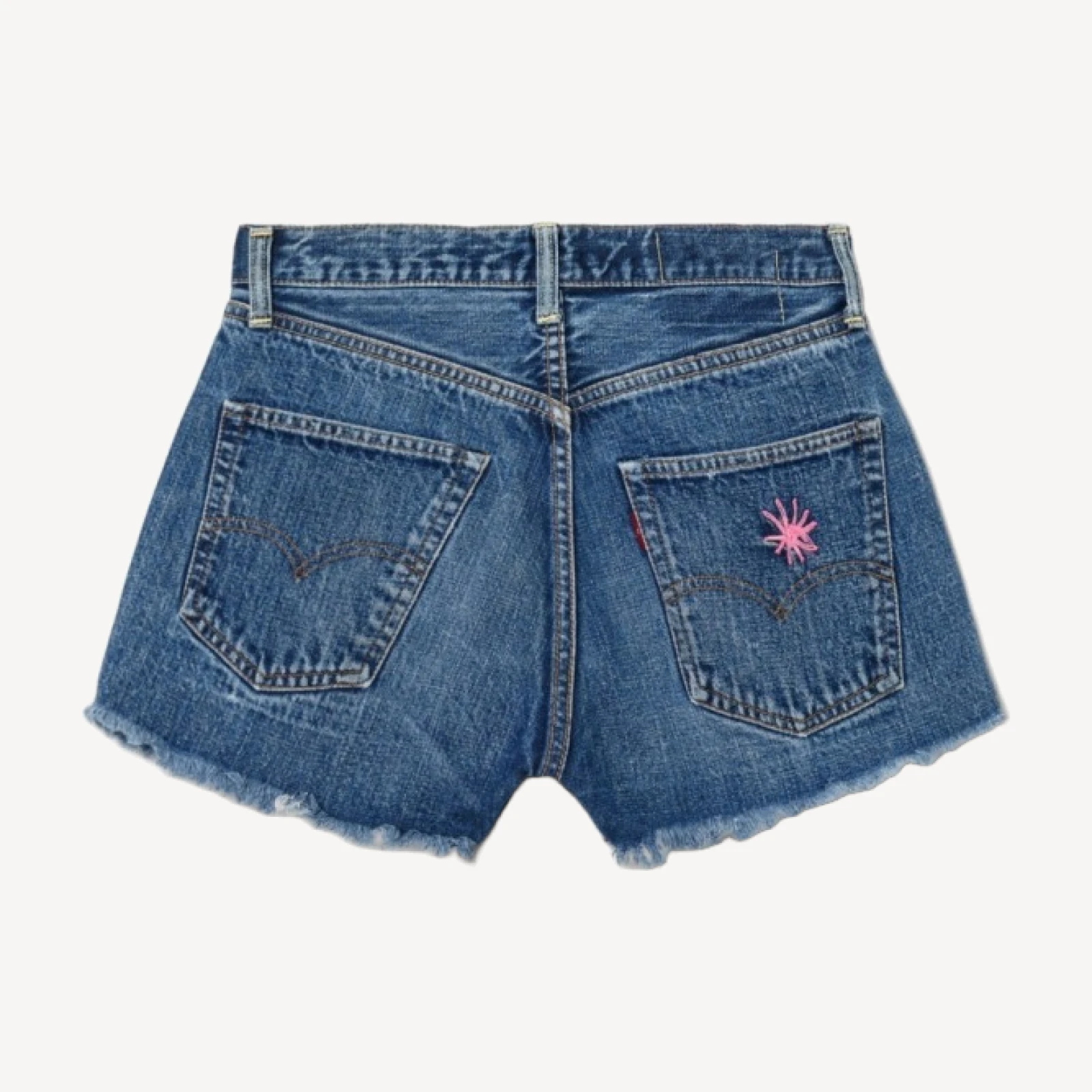 60s Selvedge Big E Single Stitch Cut Off 501 Shorts -#15