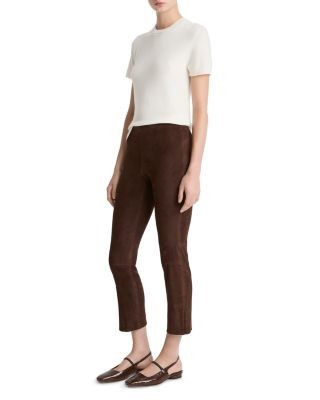 Vince Cropped Suede Pants
