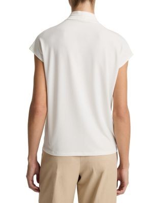 Vince Twist Neck Cap Sleeve Top