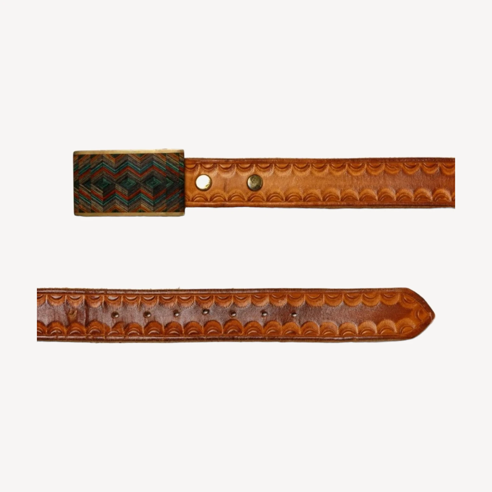 RE/DONE Vintage | 70s Inlaid Belt | Vintage Belts