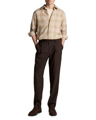 Vince Ballow Plaid Cotton Shirt