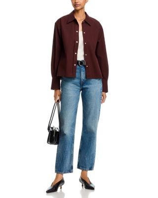 Vince Cotton Snap Closure Shirt, photo 6