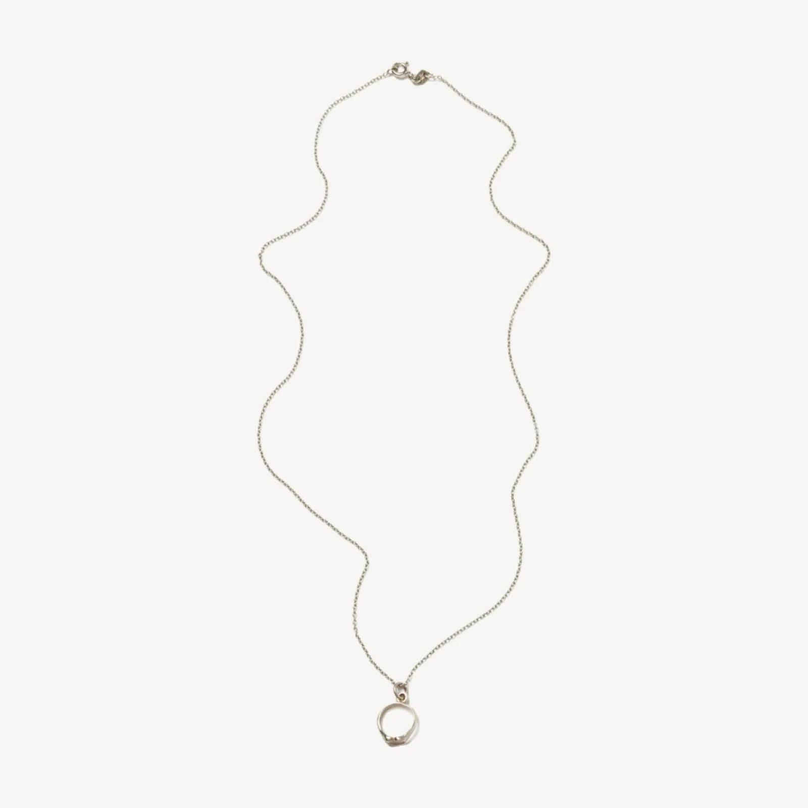 RE/DONE Vintage | 40s Sterling Heart Signet Necklace | Vintage Necklaces