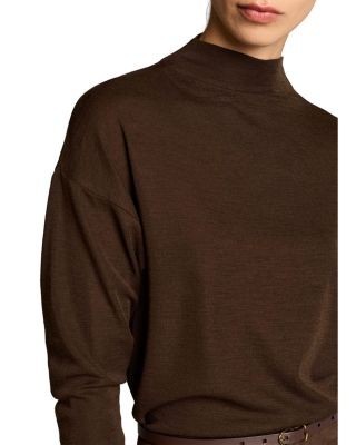 Vince Relaxed Long Sleeve Funnel Neck Sweater