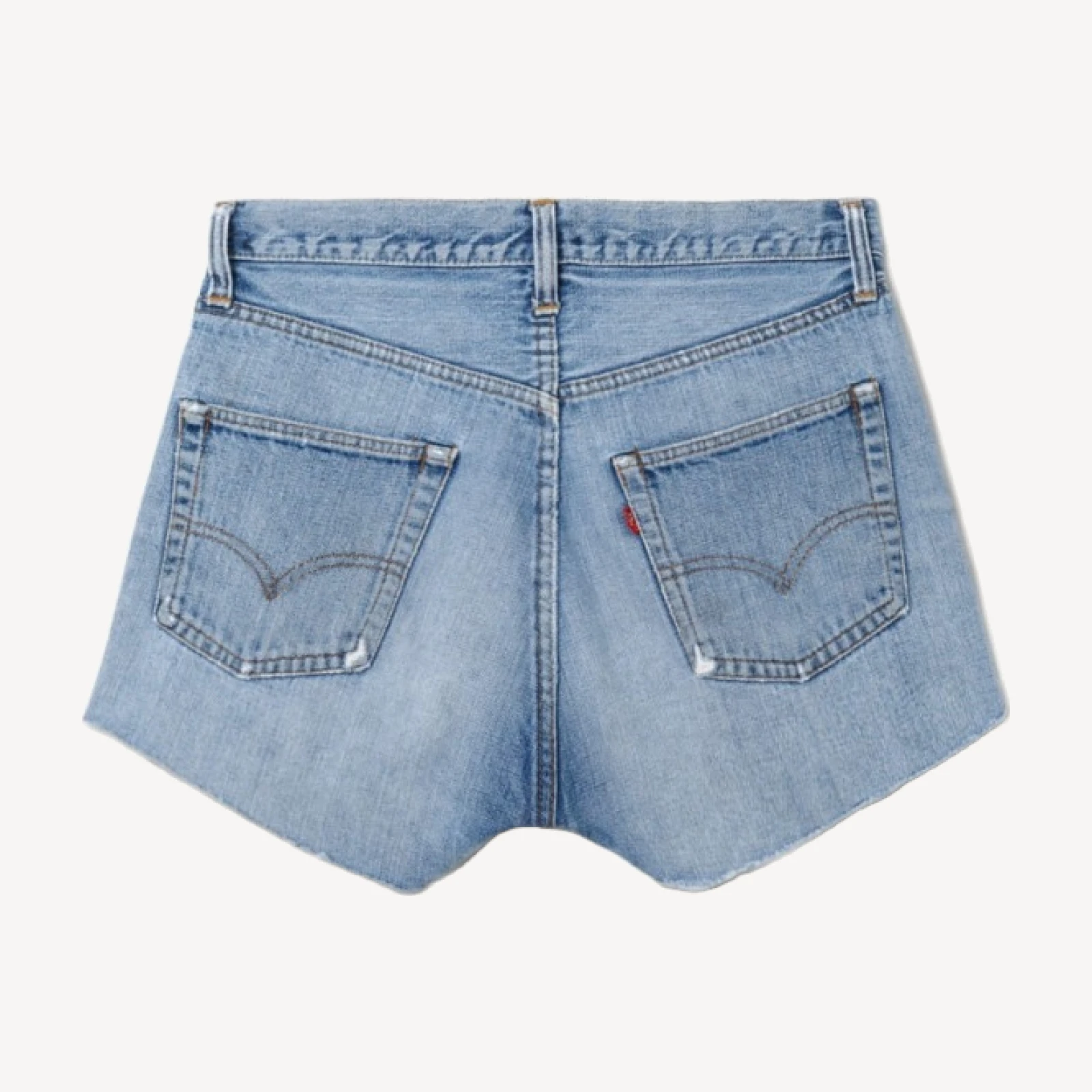 80s Embroidered Levi's 501 Cut Off Short -#54