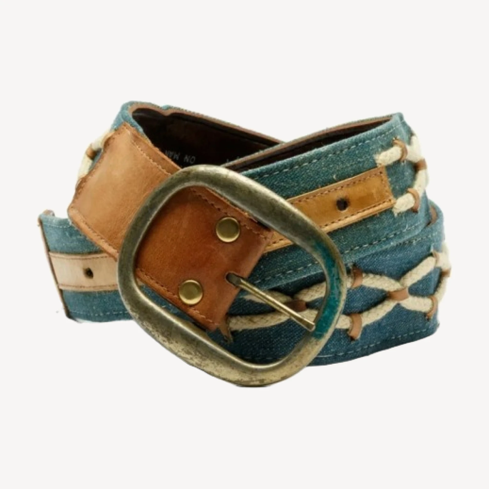 RE/DONE Vintage | 70s Denim and Leather Belt | Vintage Belts