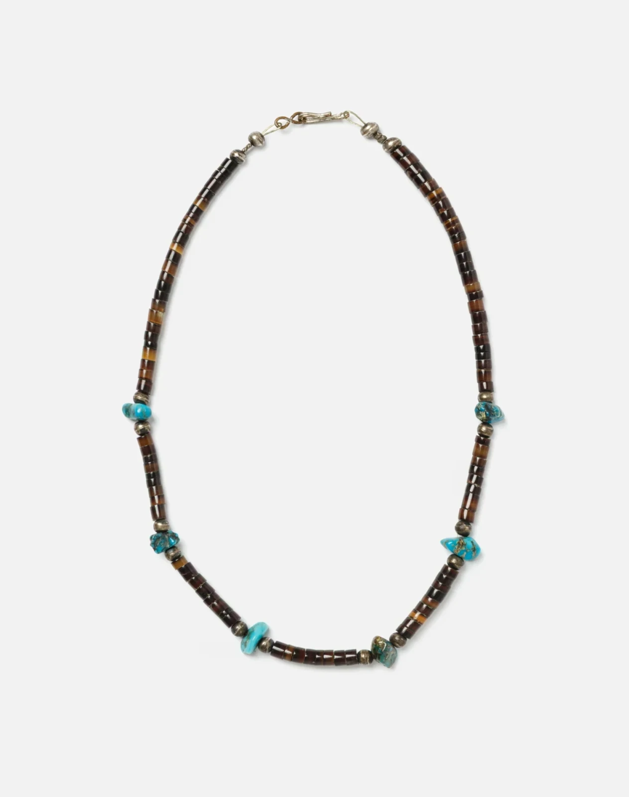 RE/DONE Vintage | 70s Heishi Shell and Turquoise Choker Necklace | Vintage Necklaces