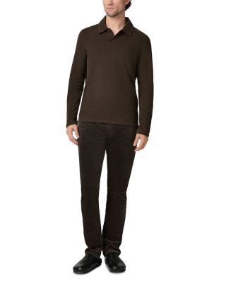 Paige Hammond Cotton Blend Button Polo Shirt