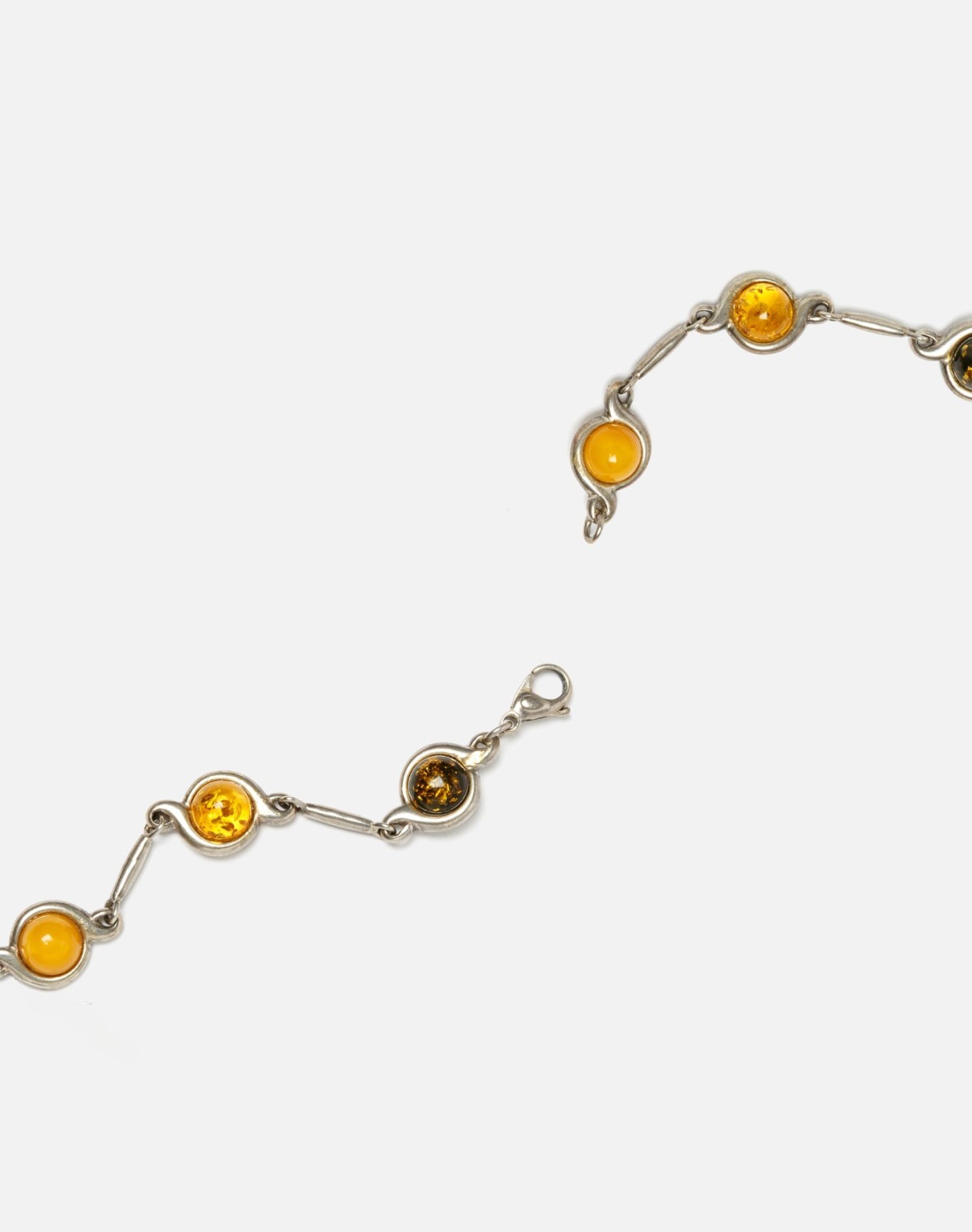 RE/DONE Vintage | 1900s Sterling and Amber Tennis Bracelet | Vintage Bracelets