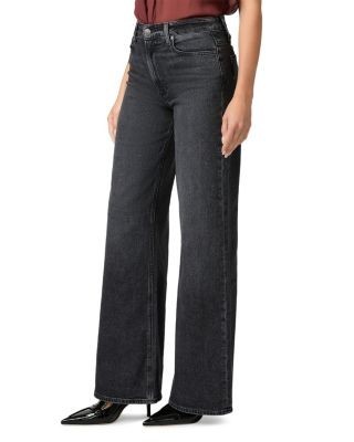 Paige Frances High Rise Wide Leg Jeans in Mezzanote