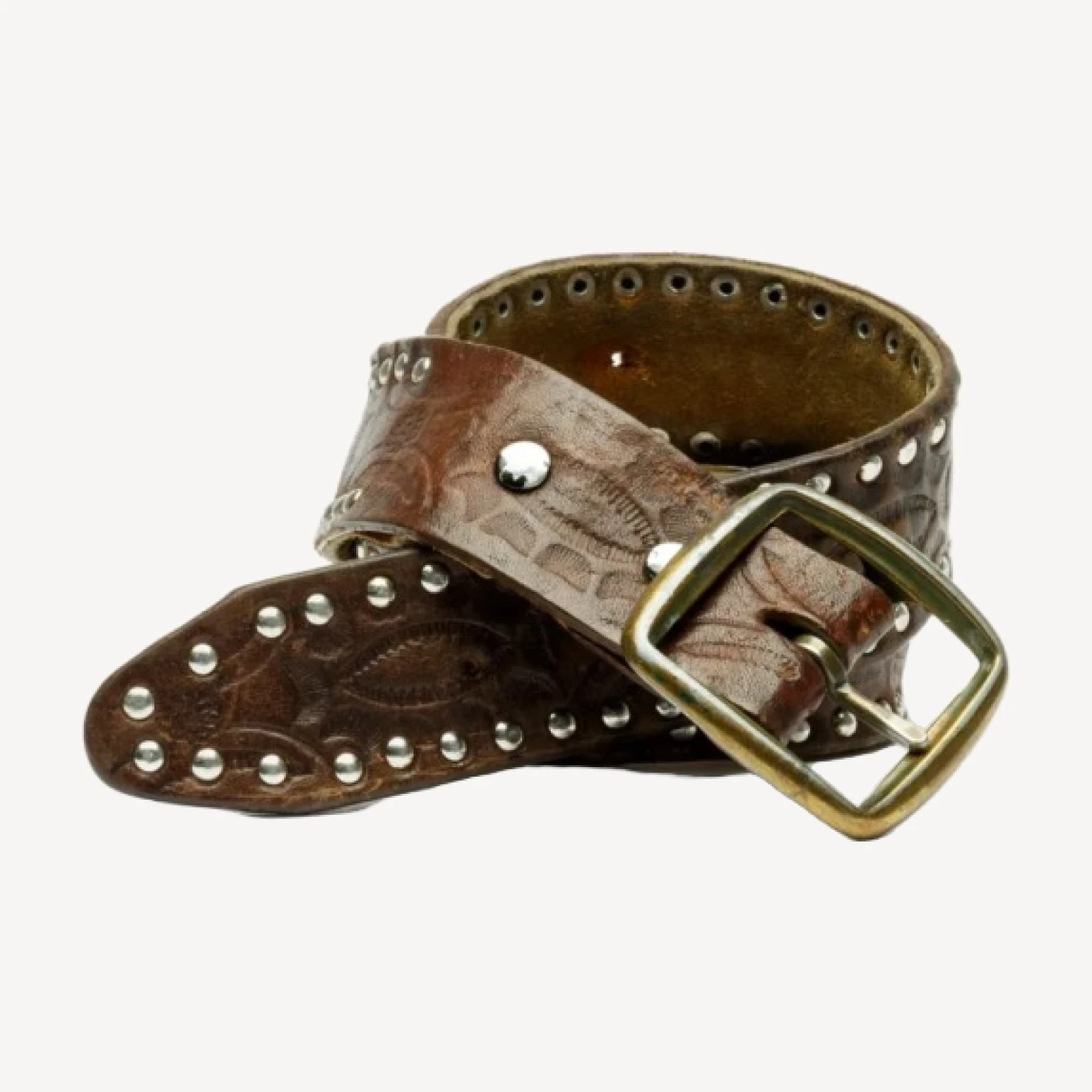 RE/DONE Vintage | 70s Leather Stud Belt | Vintage Belts