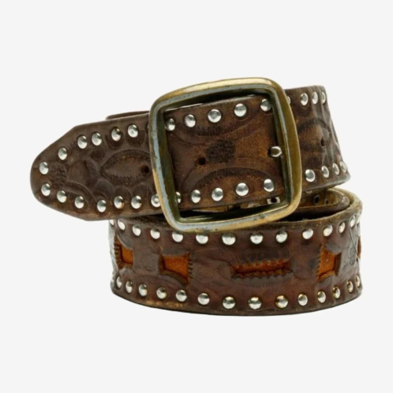 RE/DONE Vintage | 70s Leather Stud Belt | Vintage Belts