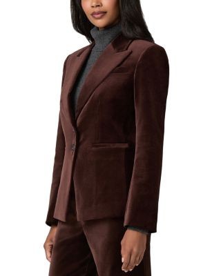 Paige Chelsee Velvet Blazer