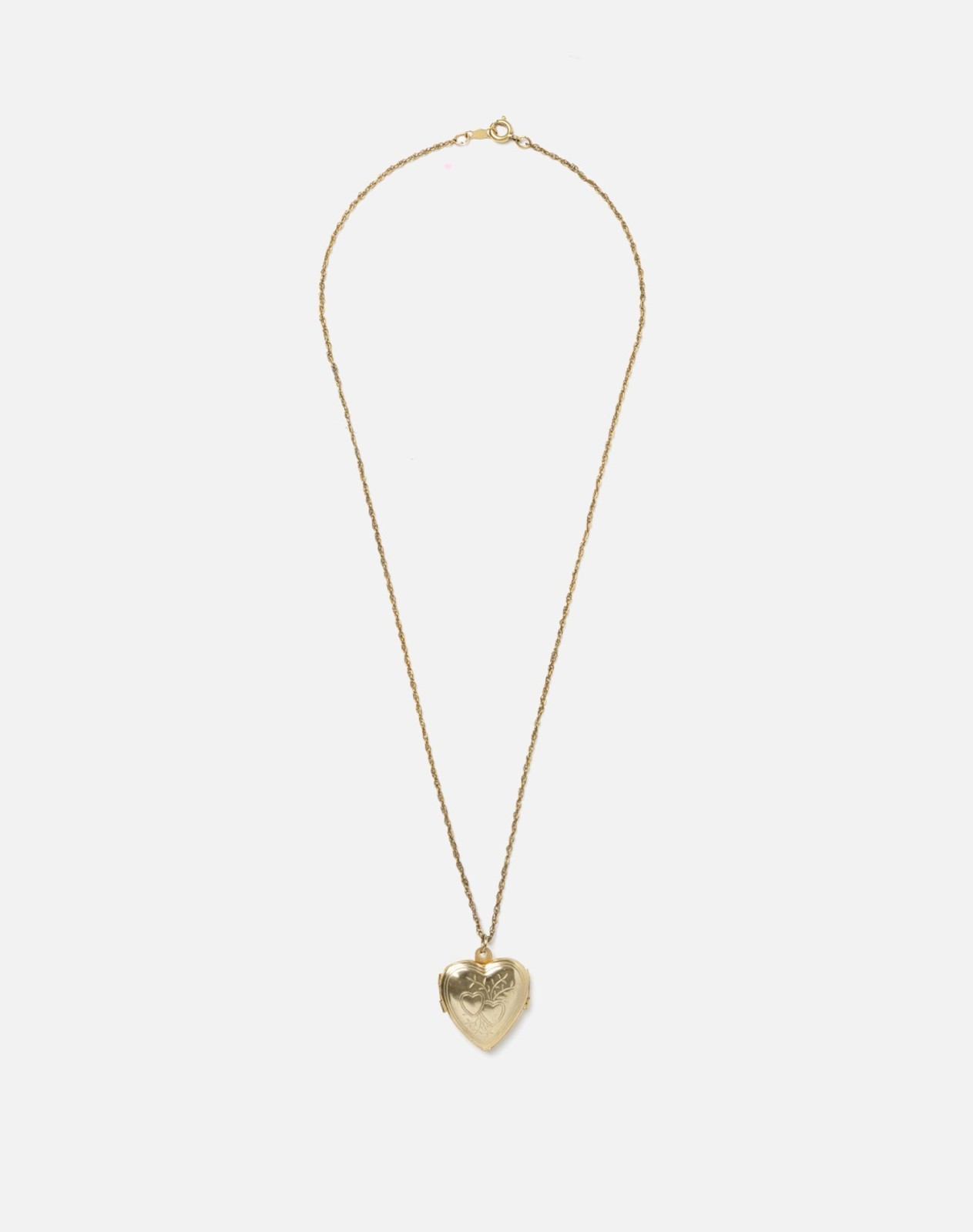 RE/DONE Vintage | 70s Gold Plated Locket Necklace | Vintage Necklaces