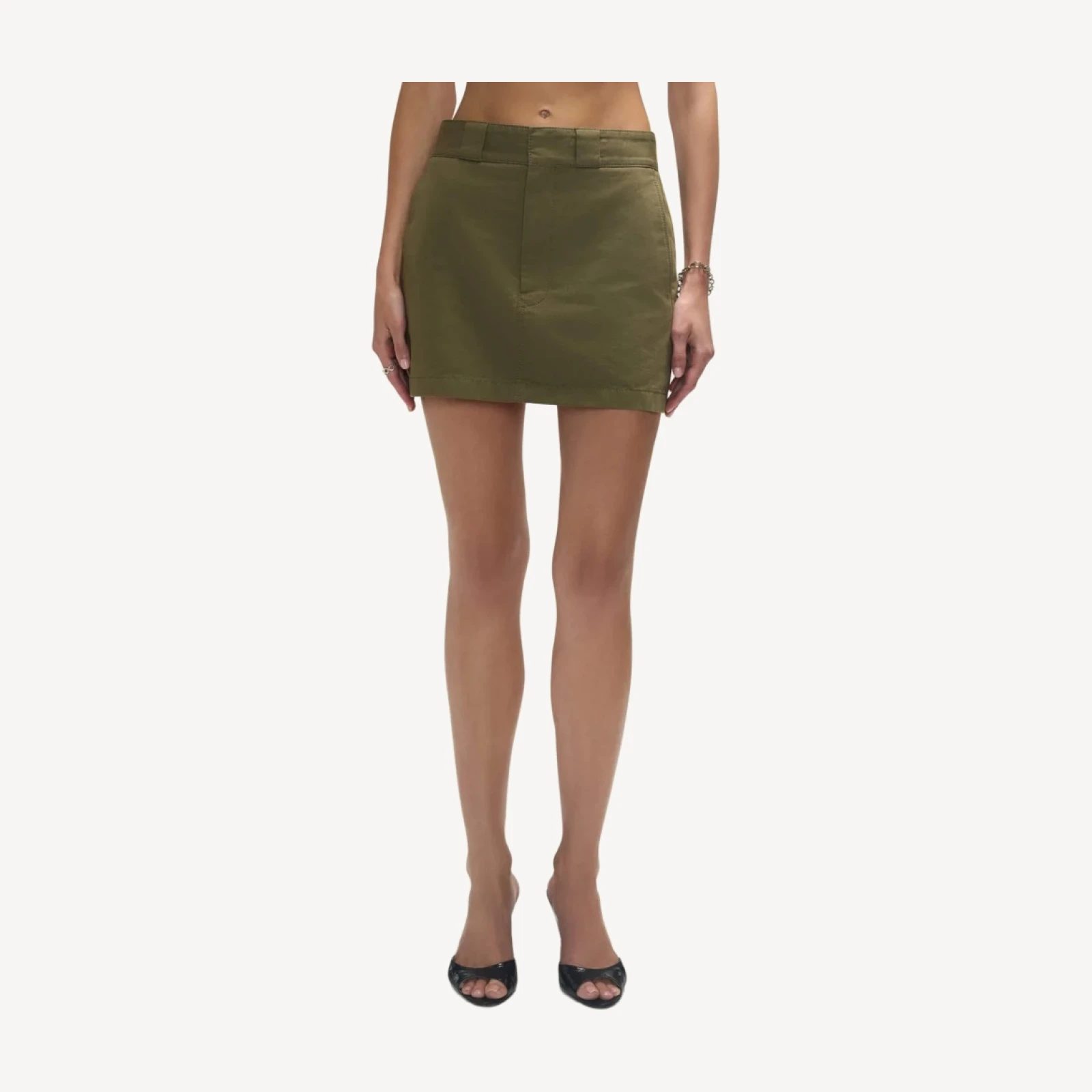 The Ollie Skirt - Army Green