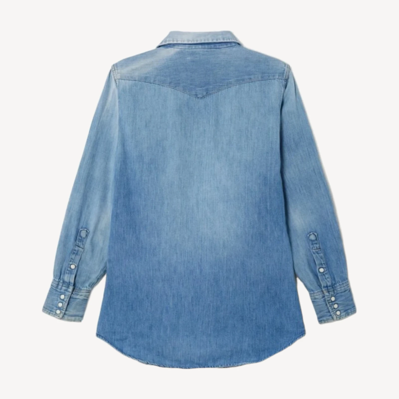 RE/DONE Vintage | 70s Maverick Denim Pearl Snap Shirt