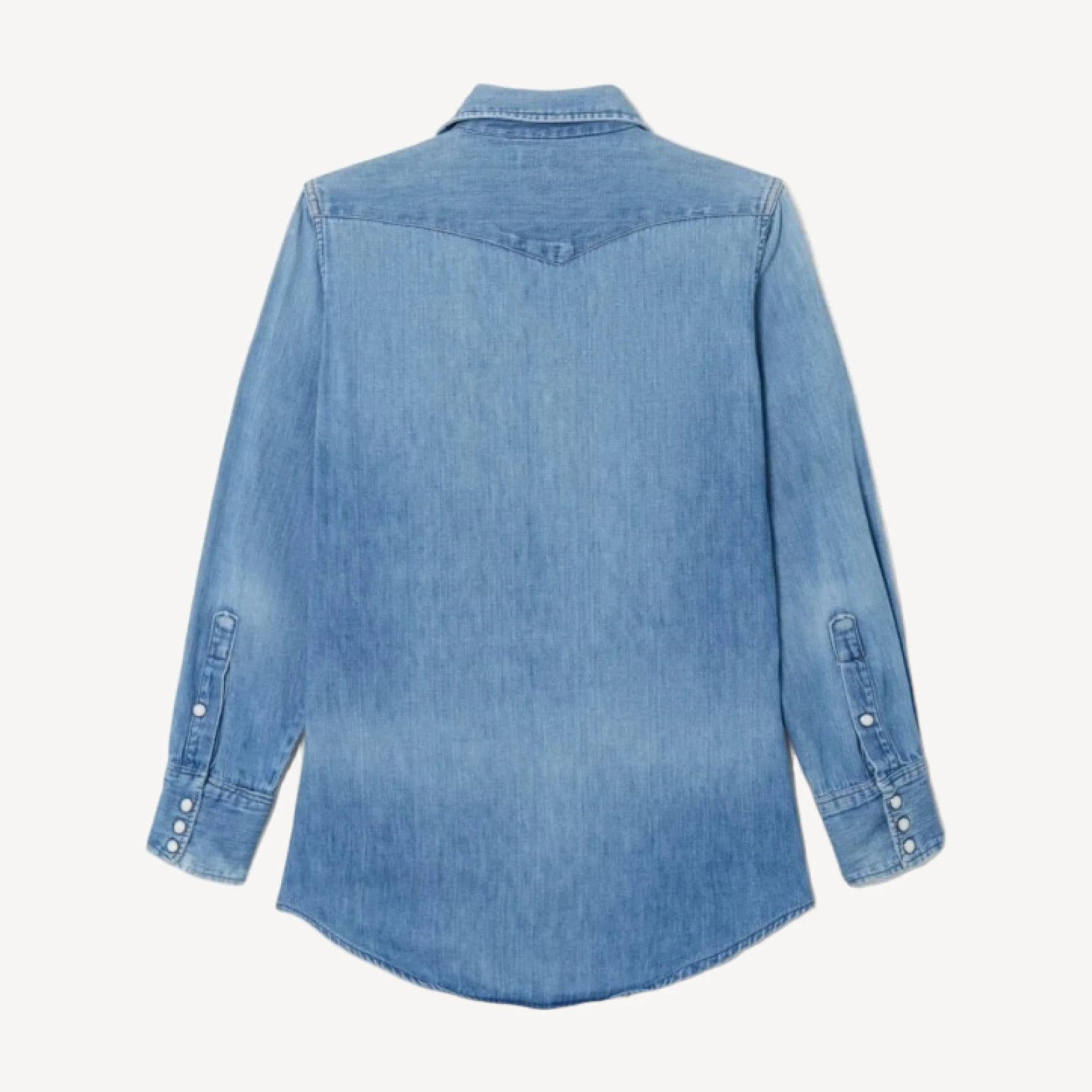 RE/DONE Vintage | 70s Wrangler Denim Pearl Snap Shirt