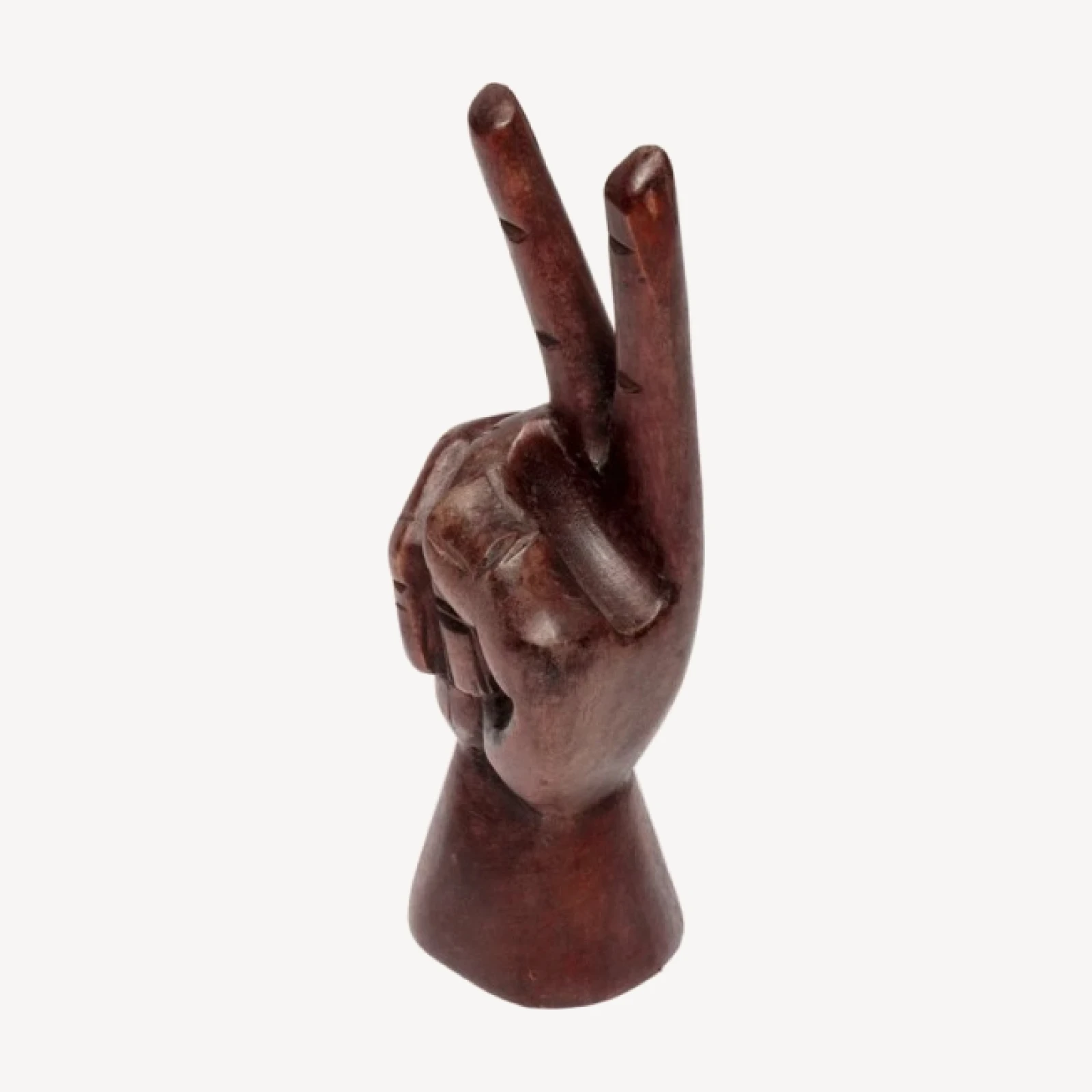 70s Carved Peace Sign -#35