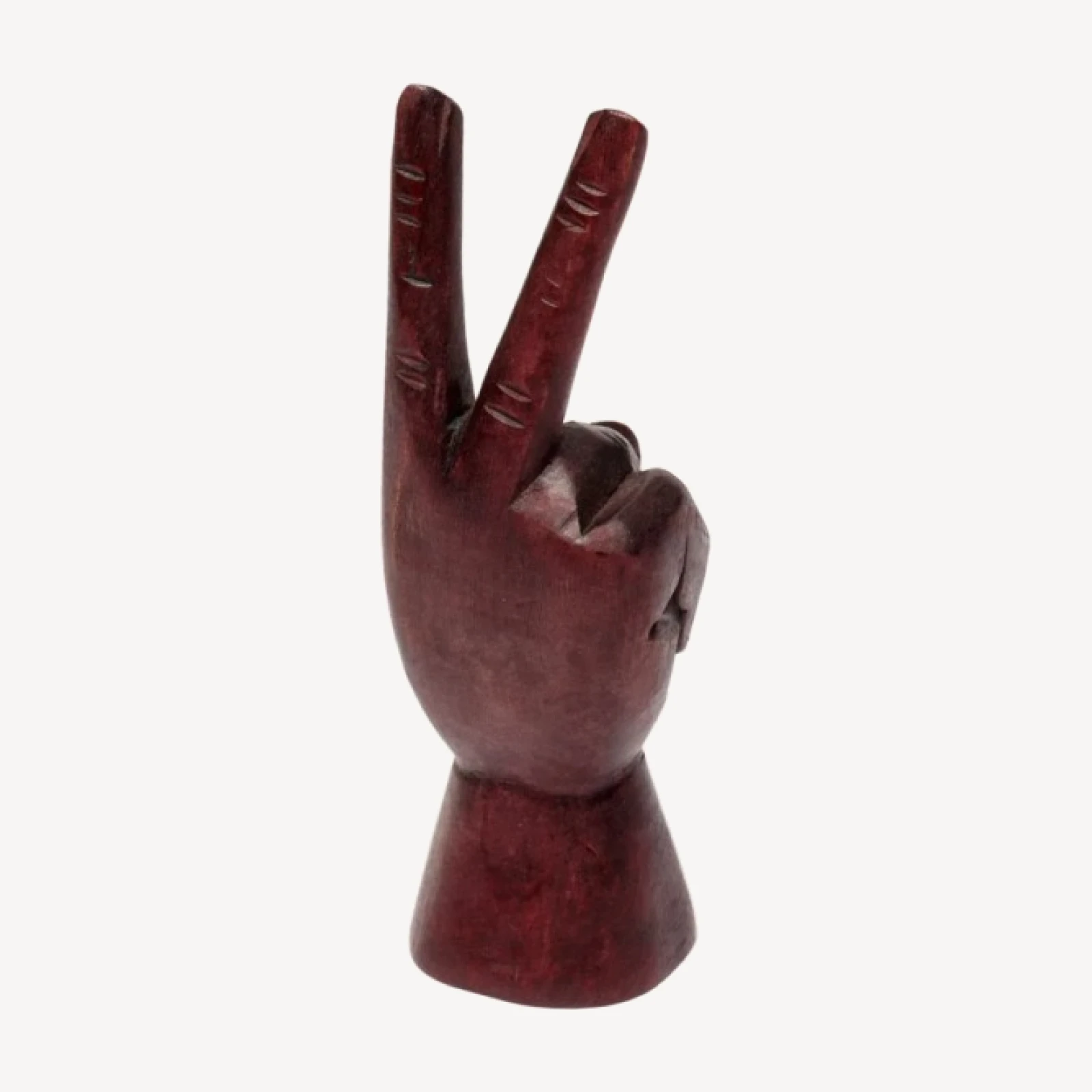 70s Carved Peace Sign -#35