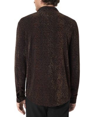 John Varvatos Finchley Leopard Print Shirt