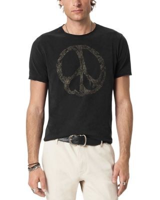 John Varvatos Raw Edge Peace Graphic T-Shirt