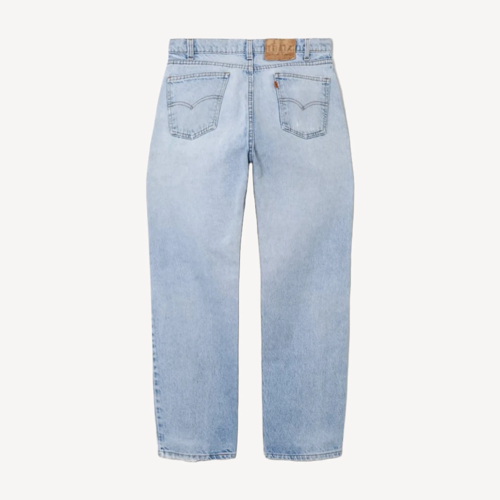 80s Distressed Orange Tab Levi's 505 -#6