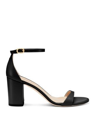Stuart Weitzman Women's Nudist Block 75 Sandals