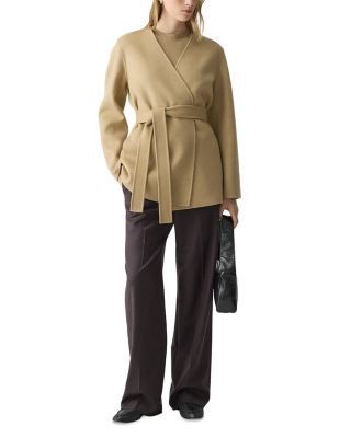 Theory Wool & Cashmere Wrap Jacket