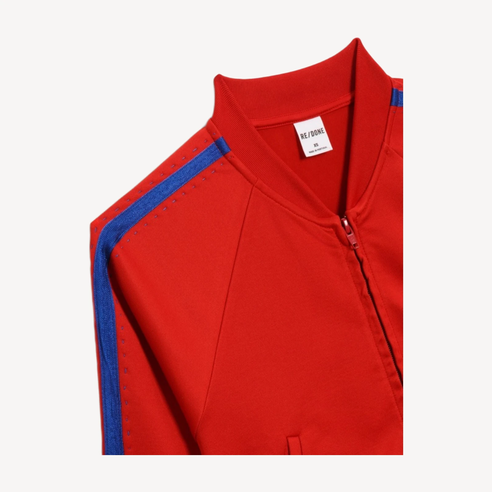Sunland Track Jacket - Crimson Cobalt