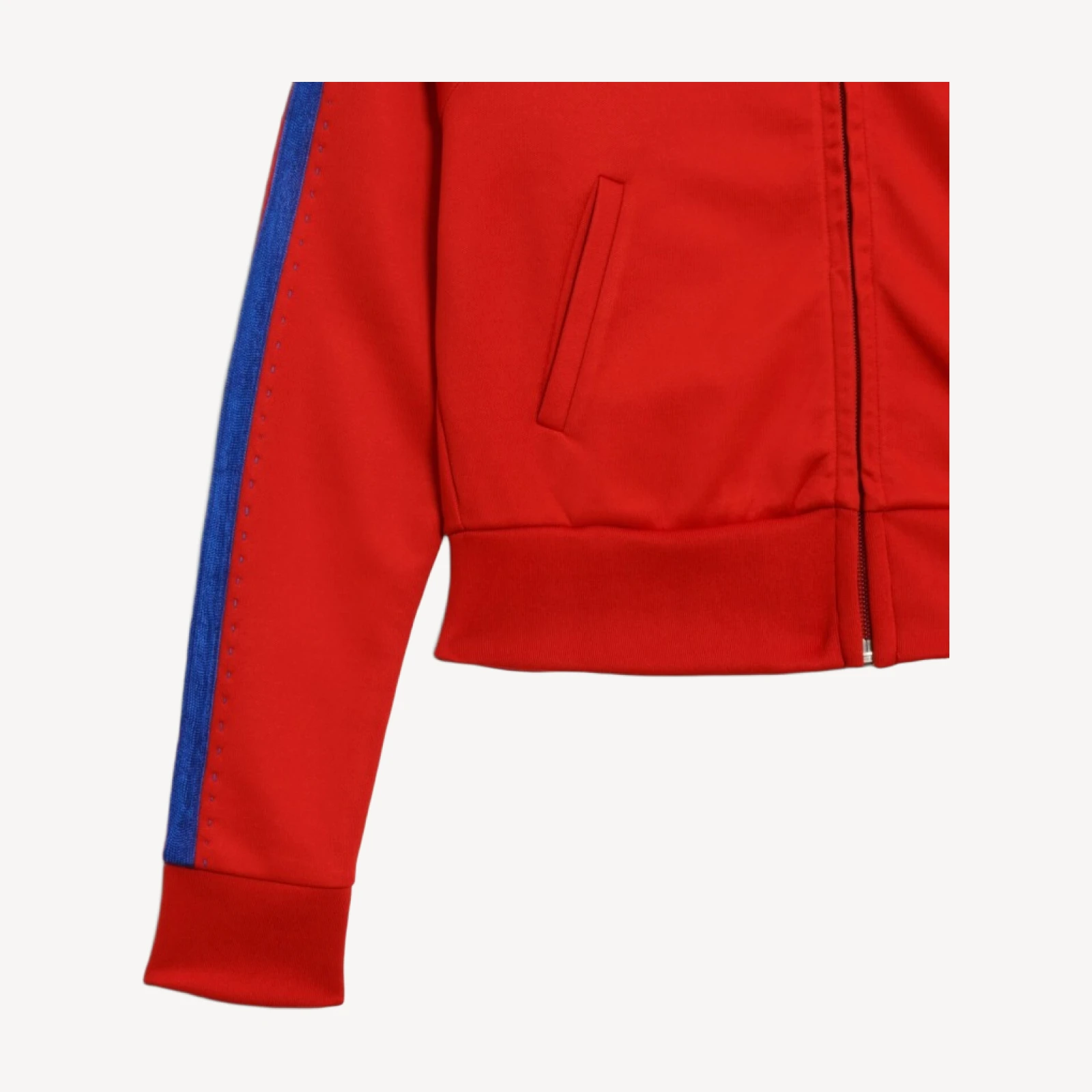 Sunland Track Jacket - Crimson Cobalt