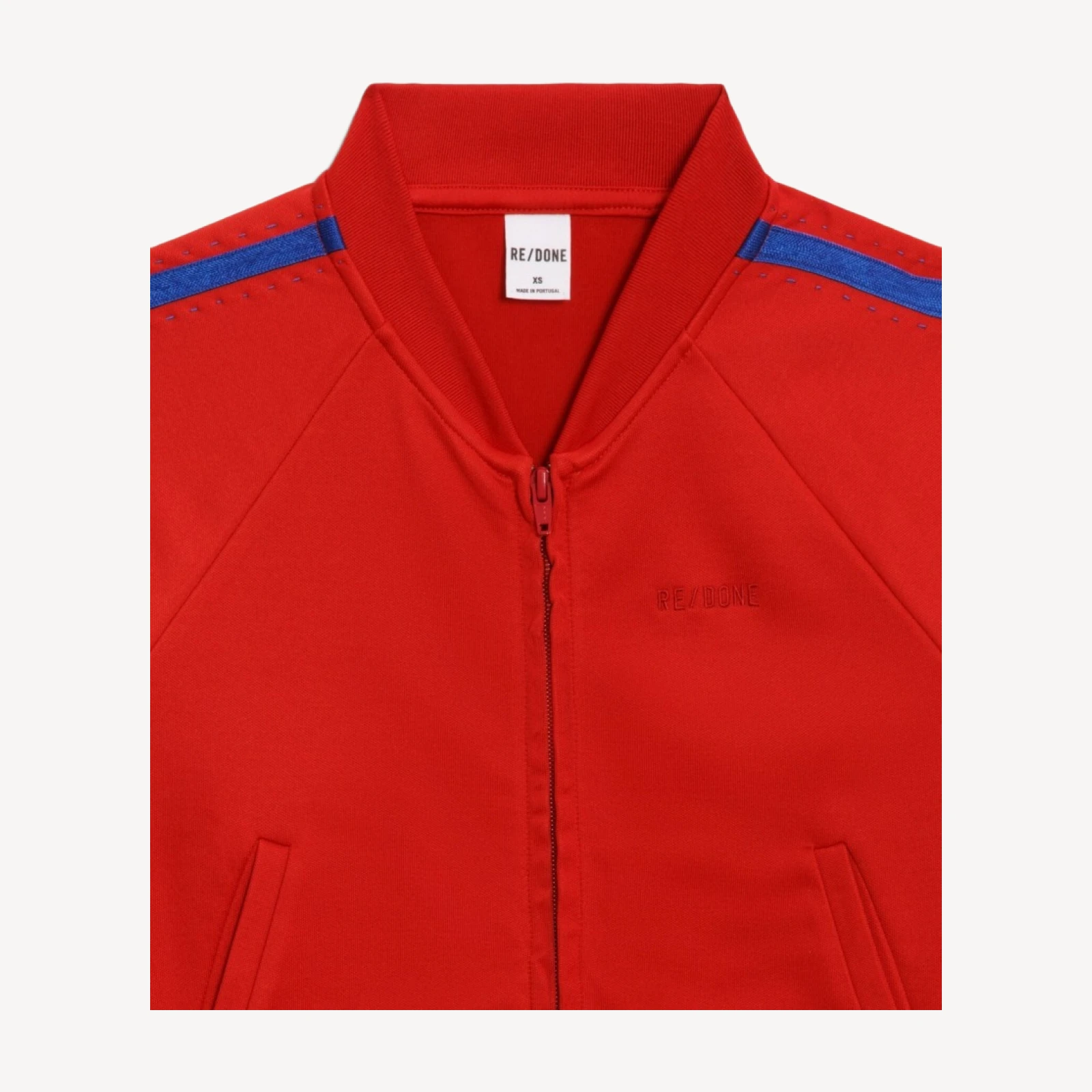 Sunland Track Jacket - Crimson Cobalt