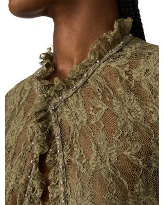 Steve Madden Linden Lace Long Sleeve Cardigan