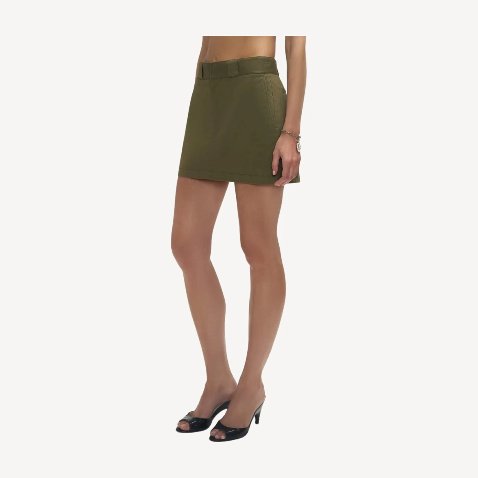 The Ollie Skirt - Army Green