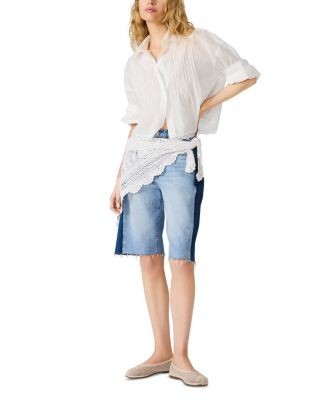 Steve Madden Delphi Lace Collar Blouse