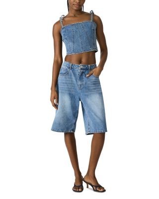 Steve Madden Meaghan Denim Top