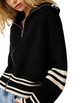 Steve Madden Dara Zippered Sweater