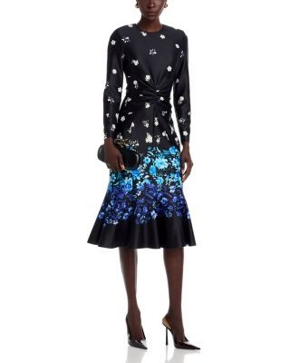 Teri Jon by Rickie Freeman Scuba Ruched Dress