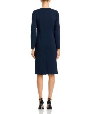 Teri Jon by Rickie Freeman Sequin Floral Applique Sheath Dress