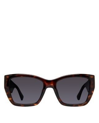 Kurt Geiger London Rectangle Sunglasses, 54mm