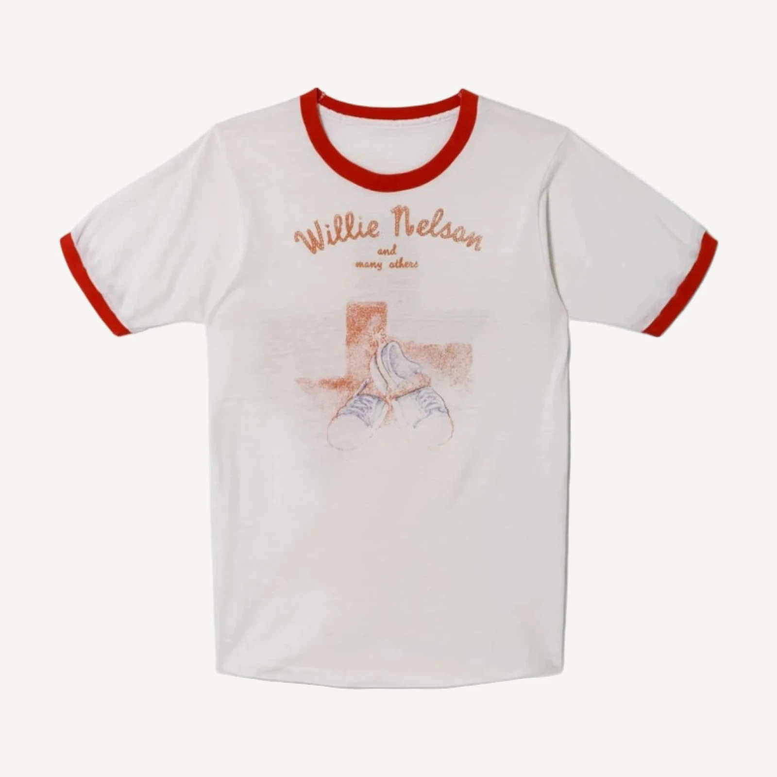 RE/DONE Vintage | 70s Willie Nelson Ringer Tee