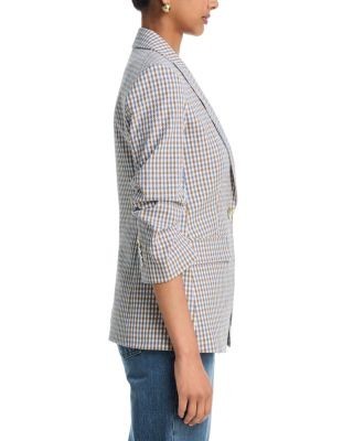 Veronica Beard Clayton Plaid Dickey Jacket
