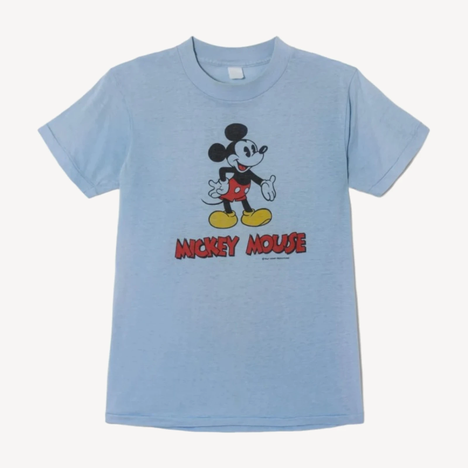 RE/DONE Vintage | 80s Blue Mickey Mouse Tee