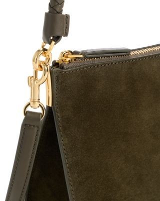Veronica Beard Vida Small Suede Shoulder Bag