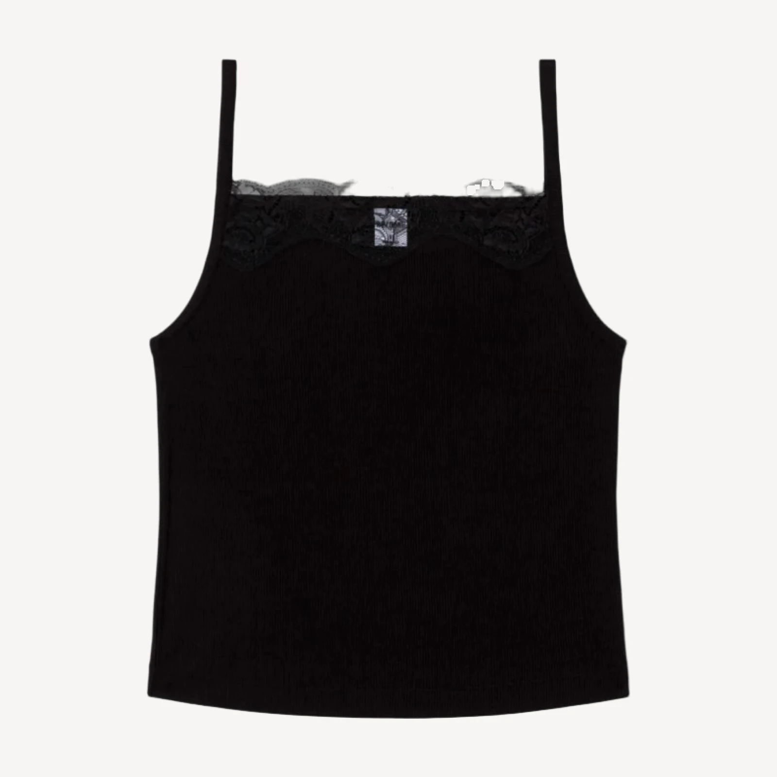 Lace Ribbed Cami