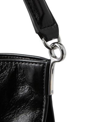 Veronica Beard Crinkle Leather Shoulder Bag