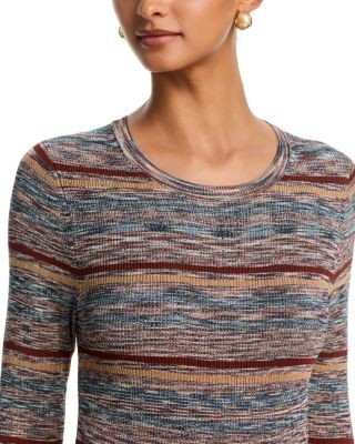 Veronica Beard Nami Long Sleeve Knit Midi Dress